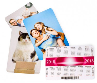 Печать карманных календарей в Москве